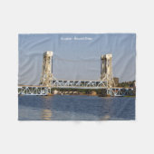 Houghton Hancock Bridge fleece deken (Voorkant (Horizontaal))