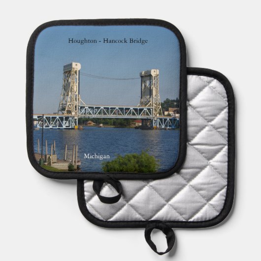 Houghton - Hancock Bridge pothouder Pannenlap (Voorkant / Achterkant)