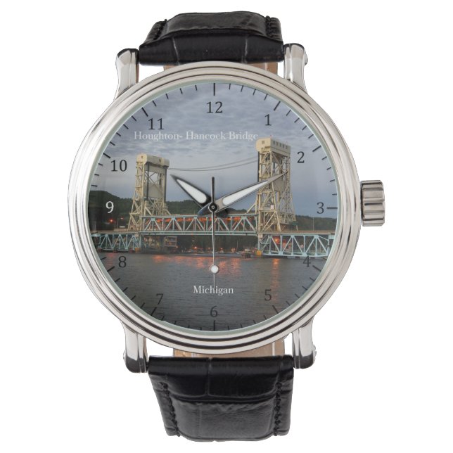 Houghton Hancock Bridge schemewatch Horloge (Voorkant)