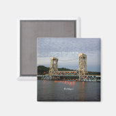 Houghton Hancock Bridge schemk magnet (Voorkant / Achterkant)