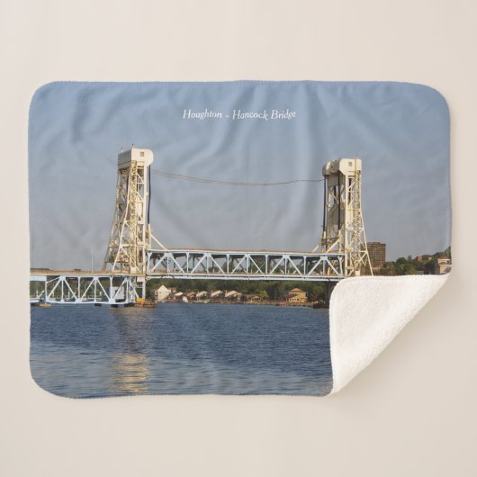 Houghton Hancock Bridge sherpa blanket Deken (Voorkant (horizontaal))