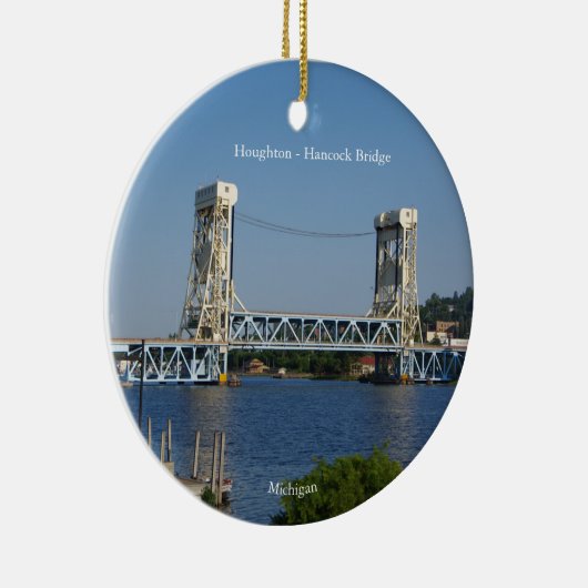 Houghton Hancock Bridge-versiering Keramisch Ornament (Rechts)