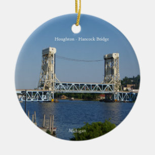 Houghton Hancock Bridge-versiering Keramisch Ornament