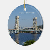 Houghton Hancock Bridge-versiering Keramisch Ornament (Links)