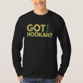 Houkah Bar en waterpijp T-shirt (Voorkant)
