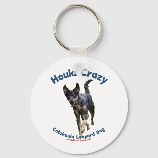 Houla Dog Crazy Sleutelhanger (Voorkant)