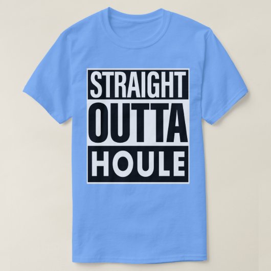 Houle naam recht uit Houle T-shirt (Design voorkant)