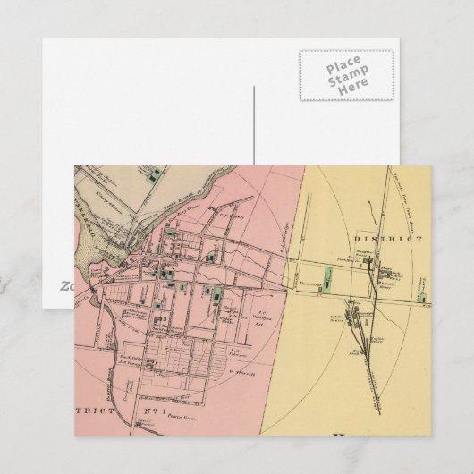 Houlton, Aroostook Co Briefkaart (Voorkant / Achterkant)