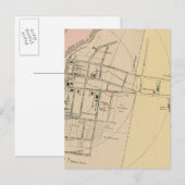 Houlton, Aroostook County Map Briefkaart (Voorkant / Achterkant)