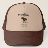 Houlton Maine Moose Trucker Pet (Voorkant)
