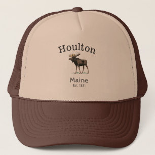 Houlton Maine Moose Trucker Pet