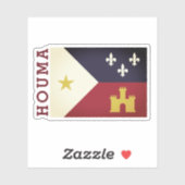 Houma, Louisiana Sticker (Vel)