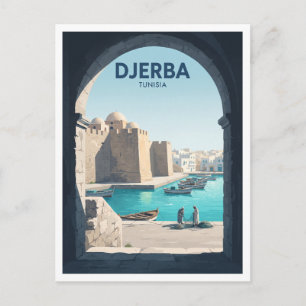 Houmt Souk Tunesië Briefkaart