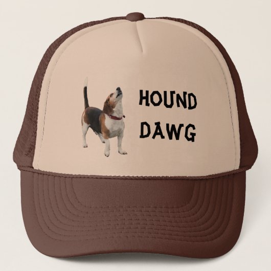 Hound Dawg Beagle Funny Trucker Pet (Voorkant)