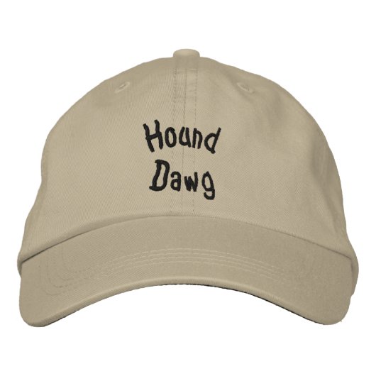 Hound Dawg Funny Embroing Pet (Voorkant)