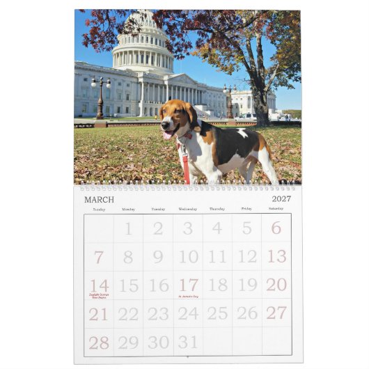 Hound District 18-maandelijkse kalender (Mar 2027)