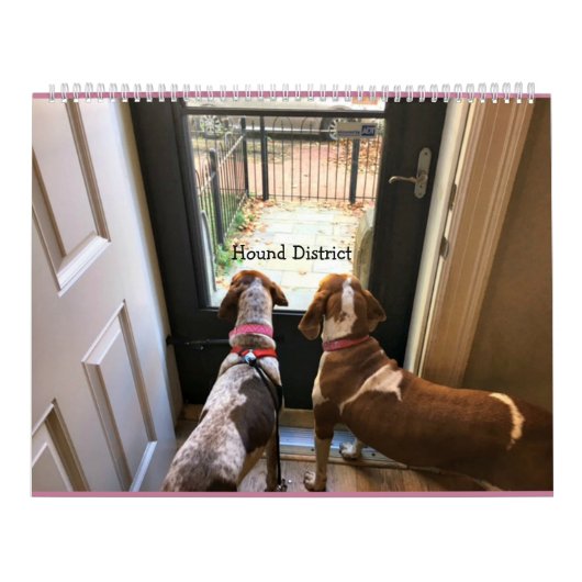 Hound District 18-maandelijkse kalender (Hoes)