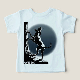 Hound Dog Baby's Creeper Organic Custom Baby Gift