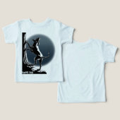 Hound Dog Baby's Creeper Organic Custom Baby Gift (Ontwerp Voorkant & Achterkant)