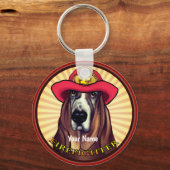 Hound Dog Brandweerman sleutelhanger (Voorkant)