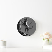 Hound Dog Clock Hunting Dog Art Wall Clock Ronde Klok (Huis)