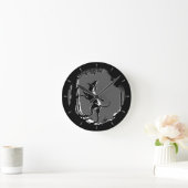 Hound Dog Clock Hunting Dog Art Wall Clock Ronde Klok (Huis)