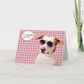 Hound Dog Getting Old Birthday Kaart (Voorkant)