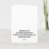 Hound Dog Happy Birthday Card Kaart (Achterkant)