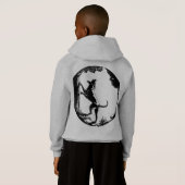 Hound Dog Hoodie Kind's Hunting Dog Hooded Shirten (Achterkant volledig)