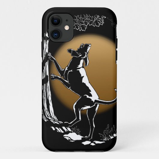 Hound Dog iPhone Hoezen Jachthond Kunst Case (Achterkant)