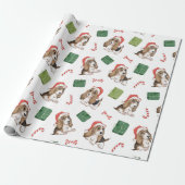 Hound Dog Kerst inpakpapier (Uitgerold)