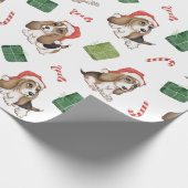 Hound Dog Kerst inpakpapier (Hoek)