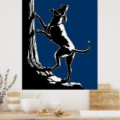 Hound Dog Kunstposter Jachthond Liefhebber Prints (Keuken)