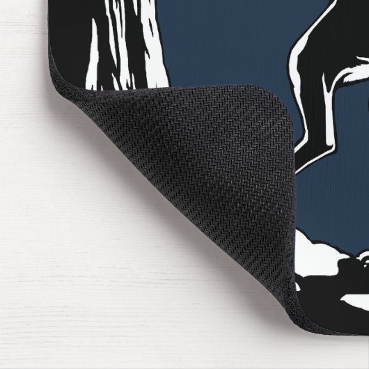 Hound Dog Mousepad Hunting Dog Art Gifts & Decor Muismat (Hoek)