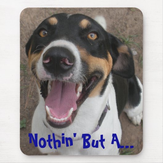 Hound Dog Mousepad Muismat (Voorkant)