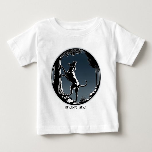 Hound Dog Shirt Peuter Aangepaste Hond Liefhebber  (Voorkant)