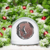 Hound Dog Snow Globe Custom Hunting Dog Snow Globe Sneeuwbol (Kerstmis)