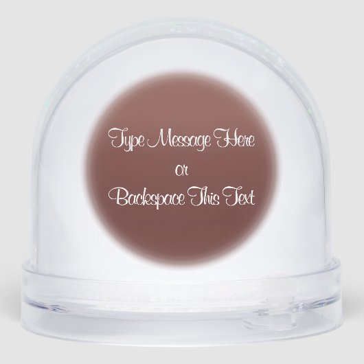 Hound Dog Snow Globe Custom Hunting Dog Snow Globe Sneeuwbol (Achterkant)