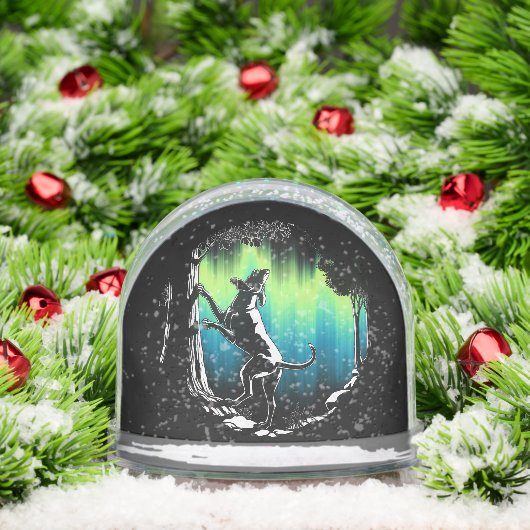 Hound Dog Snow Globe Custom Hunting Dog Snow Globe Sneeuwbol (Kerstmis)