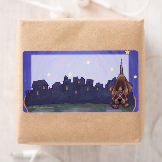 Hound Dog Stationery Etiket (Insitu)