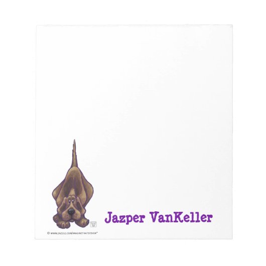 Hound Dog Stationery Notitieblok (Voorkant)