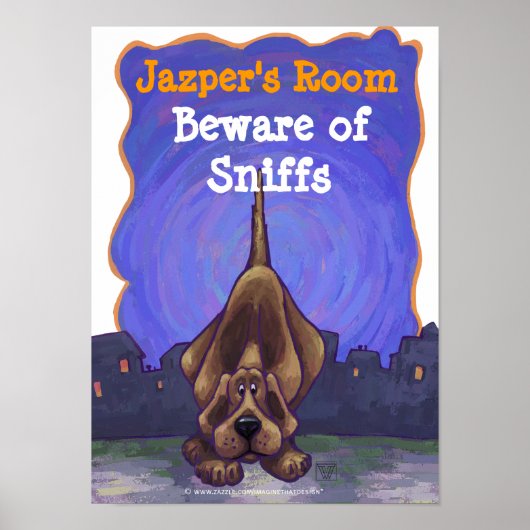 Hound Dog Stationery Poster (Voorkant)