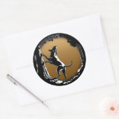 Hound Dog Stickers Hunting Dog Art Stickers (Envelop)