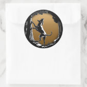 Hound Dog Stickers Hunting Dog Art Stickers (Tas)