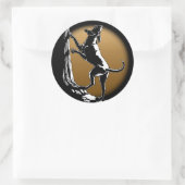 Hound Dog Stickers Hunting Dog Art Stickers (Tas)