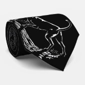 Hound Dog Stropdassen Stijlvolle Coonhound Hunting (Opgerold)