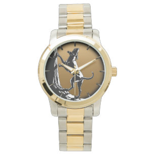 Hound Dog Watch Stijlvol Hondenliefhebber pols bek Horloge