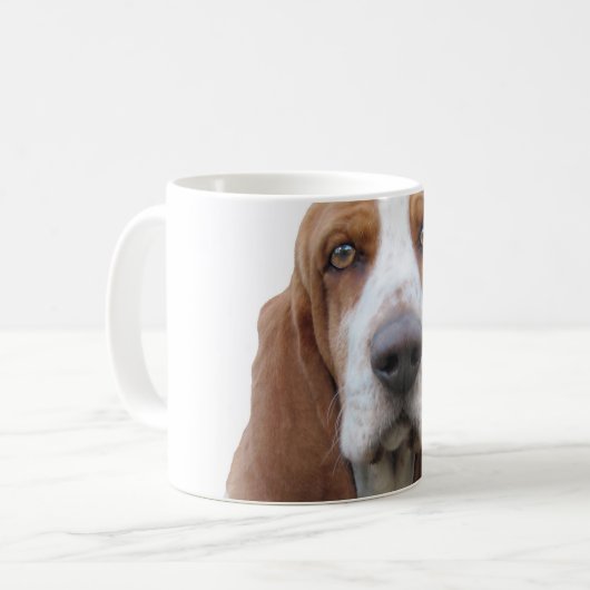 Houndie Basset Hound Koffiemok (Voorkant links)