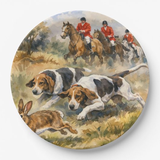 Hounds & Hare  Papieren Bordje (Voorkant)