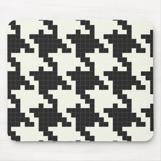 Hounds met tand, Pixel-getextureerd Muismat (Voorkant)